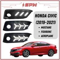 ราคา Honda Civic FC (2019-2021) LED Daylight DRL Foglamp Foglight Spotlight Cover กันชนหน้า ไฟตัดหมอก ไฟตัดหมอก (47908587028)