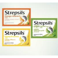 ราคา Strepsils สเตร็ปซิล ยาอมบรรเทาอาการเจ็บคอ 1 ซอง บรรจุ 8เม็ด (19206506338)