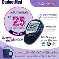 ราคา *พร้อมส่งจากกทม.* BudgetMed BG25 เครื่องวัดน้ำตาล Sejoy รุ่น BG102 ชุดตรวจเบาหวาน Blood Glucose Meter (7952711230)