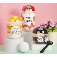 ราคา !! 10ชิ้นผลไม้เค้กขี้เลื่อยถ้วย/ถ้วยข้าวโพดคั่ว/ไอศครีมไขมันซันเดย์ถ้วย/ไขมัน โบโบ้ มูสเค้กถ้วย (19289069038)