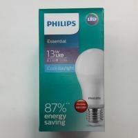 ราคา Philips หลอดประหยัดไฟ BULB 13W LED Essential Bulb ฟิลลิป LED Daylight Wamwhite (13วัตต์) 1หลอด (24868784638)