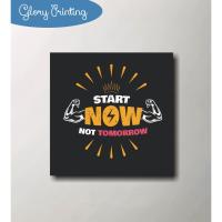 ราคา GLORY WALL DECORTATION 20x20 - START NOW QUOTS - AESTHETIC DECORTATION - โปสเตอร์ WALL DECOR - โปสเตอร์ไม้ (29519496946)