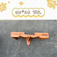 ราคา (50 ซม.)หิ้งพระ รุ่นฐานบัว หิ้งพระไม้สัก หิ้งพระติดผนัง ทำจากไม้สักแท้ 100%  แถมหูแขวนสำหรับยึดติดผนัง (46008986274)