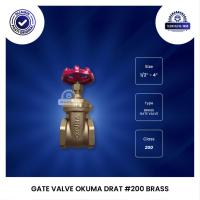 ราคา OKUMA BRASS GATE VALVE 1 1/4" INCH CLASS 200 (56808125451)