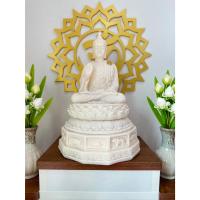 ราคา มี 2 สี ขาว ทอง พระพุทธรูป ปางประทานพร ฐาน 12 ราศีสวยงาม ขนาดหน้าตัก 5 นิ้ว สูง 25 ซม. (27252426896)