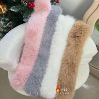 ราคา ​ผ้าพันคอขนเฟอร์ เทียม นุ่มฟู สไตล์เกาหลี (P30) (52853311218)