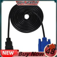 ราคา HDTV Gold Male To VGA HD-15 Male 15Pin Adapter Cable 6FT 1.8M 1080P (40279456292)