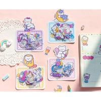 ราคา สติกเกอร์ตกแต่ง สติกเกอร์ไดคัท ตกแต่งไดอารี่ สติกเกอร์การ์ตูน (9217085081)