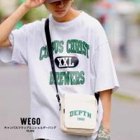 ราคา WEGO Canvas flap mini shoulder bag (29686994493)