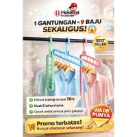 ราคา GANTUNGAN Magic Hanger / Magic Hanger ไม้แขวนเสื้ออเนกประสงค์ 9 หลุม (28759963222)