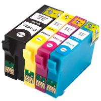 ราคา [สต็อกประเทศไทย]4 Pack 143 Ink for EPSON Full Set T1431 T1432 T1433 T1434 Black Cyan Magenta Yellow Print Cartridge for (4377910033)