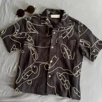 ราคา Zara แท้ เสื้อฮาวาย ลาย ผ้านุ่มใส่สบาย (57304849540)