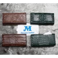 ราคา M Crocodile Leather - D231H - กระเป๋าหนังแท้ 100% หนังจะเข้ (7022377151)