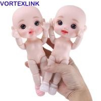 ราคา VORTEXLINK 1/6 BJD Movable Joint Doll Body, สวย Kawaii Nude 21 Ball Jointed ตุ๊กตา, Curly แฟชั่นตุ๊กตา 3D เคลื่อนย้ายได้ DIY ตุ๊กตาหัวใหญ่ผมเด็ก (46756298835)