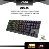 ราคา AOC RGB TKL Mechanical Wired Gaming Keyboard - สีแดง GK450 (41417801452)