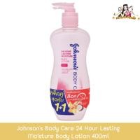 ราคา (แพ็คคู่) Johnson's Body Care 24 Hour Lasting Moisture Body Lotion 400ml. จอห์นสัน บอดี้แคร์ สูตร ชุ่มชื่น 24 ชม. 400มล (53254944547)