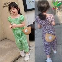 ราคา ชุดเซ็ต 2 ชิ้น Kesorn Shop ชุดเด็กผู้หญิง สูทลายดอกไม้ คอวี เสื้อบวกกางเกงสำหรับเด็กอายุ 3-8 ปี ชุดเดรสเด็กผู้หญิง เส... (5987714729)