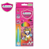 ราคา มาสเตอร์อาร์ต สีไม้ แท่งยาว Master Art 12 สี รุ่น Super Bright (25933606235)