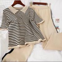 ราคา LILY ชุดเซ็ตไหมพรม[เสื้อ+กางเกง] ชุดไหมพรม ชุดเซทไหมพรม ผ้านิ่มเนื้อดีใส่สบายไม่ผิดหวังค่า (24333641669)