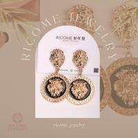 ราคา ต่างหูแฟชั่น Versace ต่างหูสายฝอ แฟชั่นสายฝอ ต่างหูแนวเวอซาเช่ ต่างหูหัวสิงโต (9196101607)