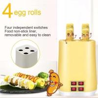 ราคา เครื่องทำไข่ม้วน 4 หลุม ไฟฟ้าสวิตซ์แยก**พร้อมส่ง** (28913389117)