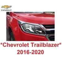 ราคา ครอบไฟหน้า Chevrolet Trailblazer 2016 - 2020 ครอบไฟ เชฟโรเลต เทรลเบลเซอร์ ไฟหน้า ฝาครอบหน้า ไฟท้าย สีชุบโครม (28079653637)
