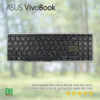 ราคา อะไหล่คีย์บอร์ดโน๊ตบุ๊ค ASUS VivoBook M513, S533, X513, 15X, S14, S15, X521, X531 TH/US Black มีไฟ อะไหล่ OEM คุณภาพสูง (41655285704)