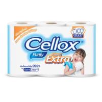 ราคา Cellox กระดาษทิชชู่เซลล็อกซ์ พิวริฟาย ซูเปอร์ เอ็กซ์ตร้า ดับเบิ้ลโรล 6 Cellox Tissue Purify Super Extra Double Roll (6744705356)