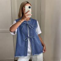 ราคา เสื้อกั๊กแจ็คเก็ตยีนส์แขนกุดเกาหลีแฟชั่นแบบบางของผู้หญิง (43328461764)