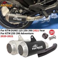 ราคา Slip On For KTM DUKE 125 250 390 Adventure 2020 2021 2022 Motorcycle Exhaust Escape Moto System Mod (46756160138)
