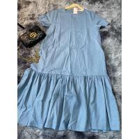 ราคา เดรสยาวสีฟ้าผ้าป่าน (8851837299)