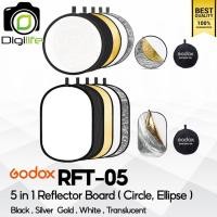 ราคา Godox Reflector RFT-05 5in1 Circle, Ellipse / วงกลม 60, 80, 110 cm. วงรี 60*90, 80*120, 100*150, 120*180, 150*200 cm. (23114237586)