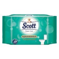 ราคา F/T/W Scott clean care extra care moist toilet wipes 38 sheets สก็อต ทิชชู่เปียกสำหรับเข้าห้องน้ำ 38แผ่น (25707061217)
