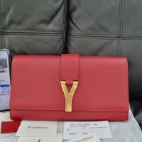 ราคา ysl clutch สวยสภาพดี แท้100%ขนาด11" (19277748885)