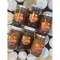 ราคา น้ำพริกปลาย่าง(นรก) ตาแดง ปลาร้า(สุก) เผ่าป่า (เผ็ด) กากหมู ทรงแซ่บ(เผาหวาน) ทะเล (40208078697)