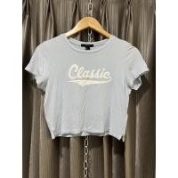 ราคา Forever21 มือสองสภาพใหม่เสื้อยืดทรงครอป size L (23716908899)