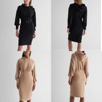 ราคา ผู้หญิง LONG-SLEEVED MIDI HOODIE DRESS EXPRS D54 (29792090810)