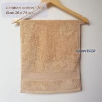 ราคา BOTTERYBARN ผ้าขนหนู Combed Cotton สำหรับเช็ดผม-เช็ดหน้า แบบหนามาก 170 กรัม Combed cotton face towel 170 g. (36x76 cm)-B (22672610078)