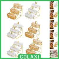 ราคา [Colaxi] ตะกร้าผลไม้สามชั้นชามผลไม้ที่วางผลไม้ถาดเสิร์ฟสําหรับตู้กับข้าวร้านขายของชํา (43429685787)