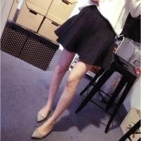 ราคา กระโปรงไหมพรมของใหม่ ทรงสวิง แต่งลายเปีย (1341868700)