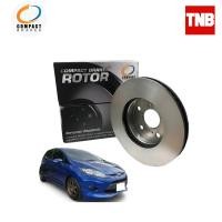 ราคา Compact Brakes จานเบรค จานดิสเบรคหน้า สำหรับ Ford Fiesta ฟอร์ด เฟียสต้า ปี 2010-2014 (14243826471)