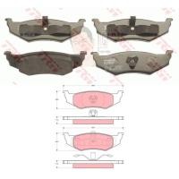 ราคา GDB1234 ผ้าเบรค-หลัง(TRW) (เนื้อผ้า COTEC) CHRYSLER NEON 2.0 (13562421537)