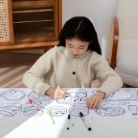 ราคา เด็กรูปแบบกราฟฟิตีฉากภาพวาดกระดาษระบายสีทารกกราฟฟิตีระบายสีภาพวาด300เซนติเมตรเลื่อน (52757236907)