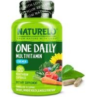 ราคา NATURELO Mens Multivitamins - One Daily Multivitamin for Men with Vitamins, Minerals & Organic Whole Foods, Boost Energy & Health, Non-GMO, 120 แคปซูลมังสวิรัติ (52409106472)