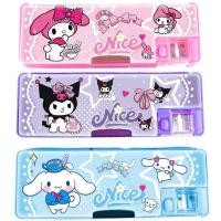 ราคา กล่องดินสอประถม SANRIO - มีทั้งหมด 3 ลาย - เปิดได้หน้าหลัง - มีช่องใส่ดินสอ ปากกา ยางลบ และกบเหลา - ขนาด 24×9×3 cm (24256858853)