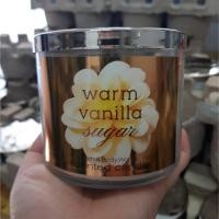 ราคา เทียนหอมใหญ่ BATH & BODY WORKS เทียนหอมใหญ่คุ้มค่ามาก 411 g. กลิ่น Warm Vanilla Sugar (8009425672)