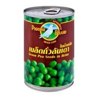 ราคา F เมล็ดถั่วลันเตาในน้ำเกลือ fl Green peas seeds in brine 400 กรัม (25871624994)