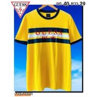 ราคา HOT Guess ปล่อยเสื้อแบรนด์เนมแท้ มือสอง มีตัวเดียวเท่านั้น ปกติราคาใน Shop แพงมาก (40657795010)