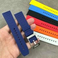 ราคา สายนาฬิกาข้อมือยางธรรมชาตินุ่ม 22 มม. 24 มม. สําหรับสาย Breitling สําหรับมืออาชีพ Superocean Navitimer สร้อยข้อมือนาฬิกาซิลิโคน (52352827116)