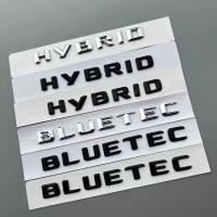 ราคา เหมาะสําหรับ Mercedes-Benz Mercedes-Benz HYBRID โลโก้รถเบนซินไฟฟ้า HYBRID Power Letter ภาษาอังกฤษด้านหลังหางสติกเกอร์โลโก้ bluetec (46257538780)